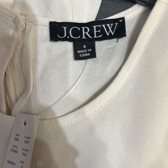 J.Crew Size 8 Shirred-waist top in viscose crepe Size 8 CF445 - Picture 5 of 5